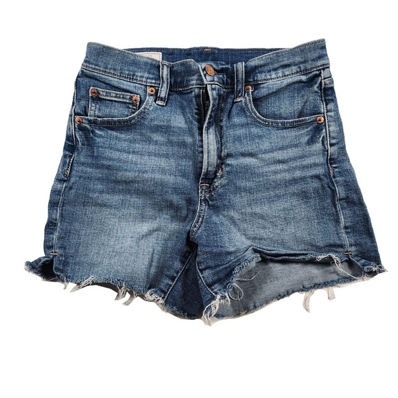 GAP Pants - Gap Jeans Shorts Womens 26 / 2 R Denim 4" Short High Rise Cutoff Y2K Chic Boho